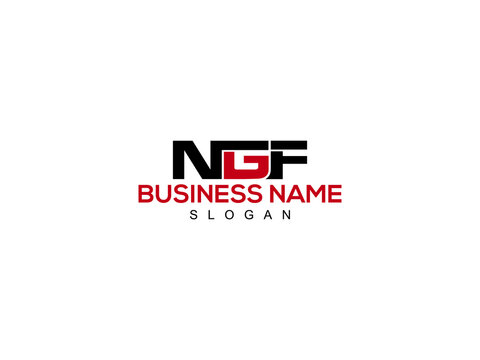 Letter NGF Logo Icon Vector Image Design For Company or Business