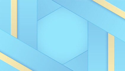 Print Blue pastel geometric background color vector design