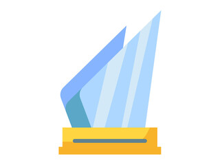 award honor single isolated icon with flat style
