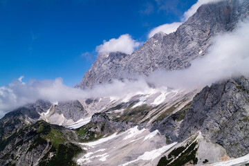 Gletscher im Sommer