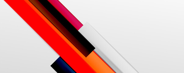 Color abstract lines trendy geometric background for business or technology presentation, internet poster or web brochure cover, wallpaper