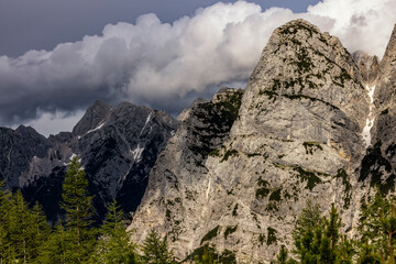 Landschaft im Triglav Nationalpark in Slowenien