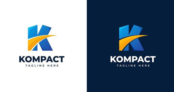 Letter K logo design template for personal or company