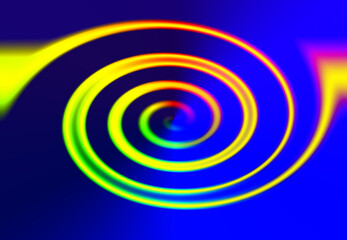 Naklejka premium gradient twirl spiral background.