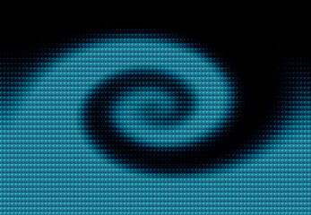 Abstract halftone twirl spiral background.