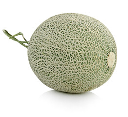 Cantaloupe melon isolated on white background