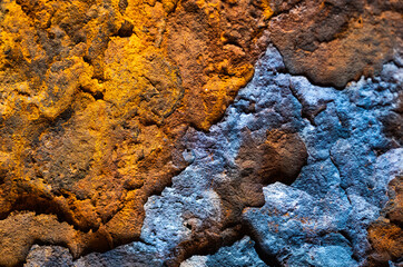 rusty iron texture over 10 years