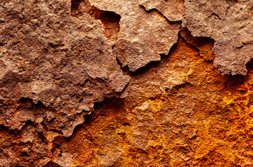 rusty iron texture over 10 years