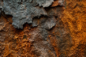 rusty iron texture over 10 years