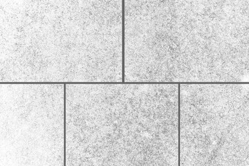 White granite tile floor outside the building pattern and seamless background