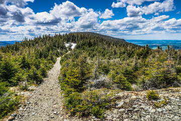 Obraz premium Trail leading to the top of 