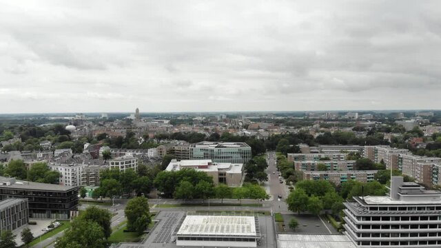 Zwolle overview from Wezenlanden (Cine-D profile)