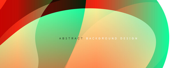 Trendy simple fluid color gradient abstract background with dynamic wave line effect. Vector Illustration For Wallpaper, Banner, Background, Card, Book Illustration, landing page