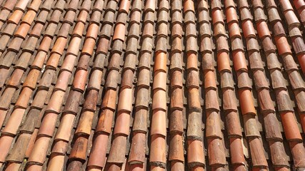 red roof tiles