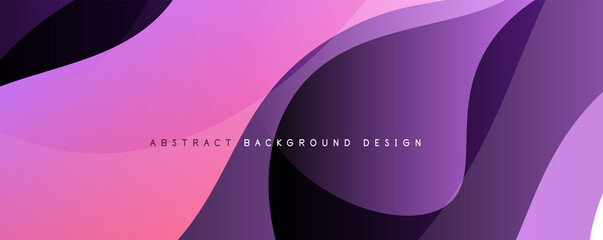 Trendy simple fluid color gradient abstract background with dynamic wave line effect. Vector Illustration For Wallpaper, Banner, Background, Card, Book Illustration, landing page