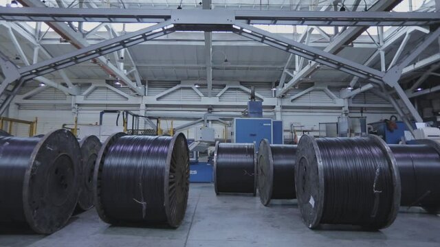 Testing wire quality in an ea factory, checking wire quality.