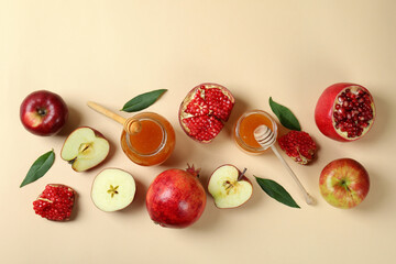 Concept of Jewish New Year Rosh Hashanah