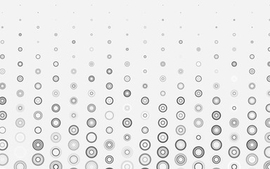 Light Gray vector background with bubbles.