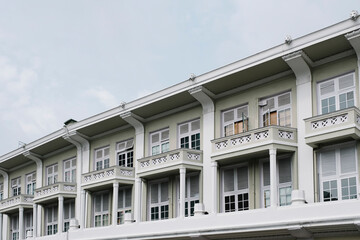 colonial style building