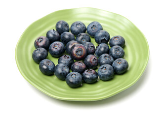 Blueberry on a white background