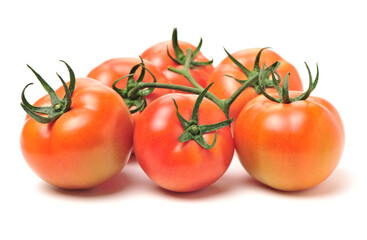 fresh tomato isolated on white background