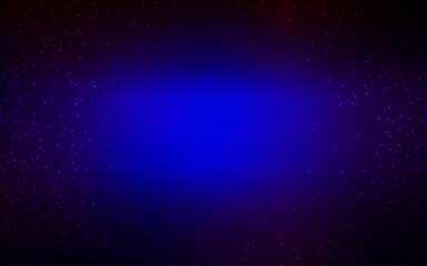 Fototapeta premium Dark BLUE vector layout with cosmic stars. Space stars on blurred abstract background with gradient. Smart design for your business advert.