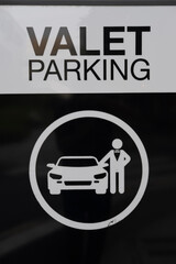 valet parking sign symbol