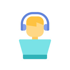 Online Education and Elearning flat icon