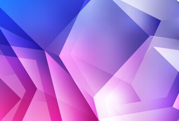 Light Purple, Pink vector texture with colorful hexagons.