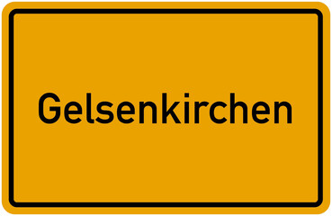 Village Sign Of Gelsenkirchen