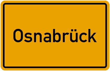 Village Sign Of Osnabrück