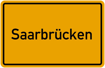 Village Sign Of Saarbr&uuml;cken
