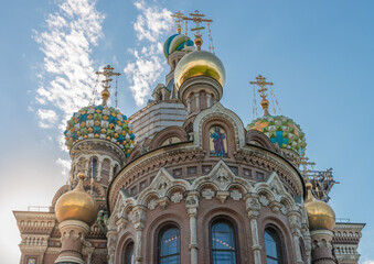 Fototapeta na wymiar Church of the Savior on the Spilled Blood in Saint Petersburg