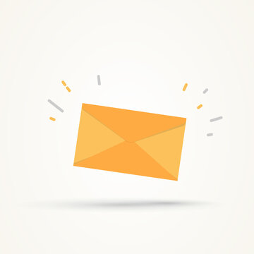  Mail Envelope On White Background