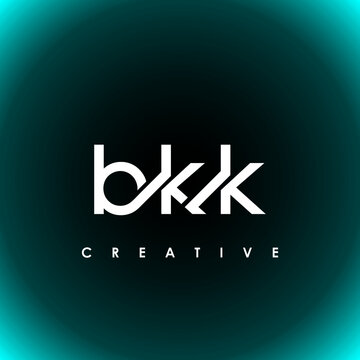 BKK Letter Initial Logo Design Template Vector Illustration