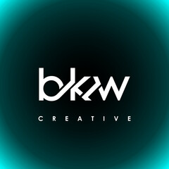 BKW Letter Initial Logo Design Template Vector Illustration