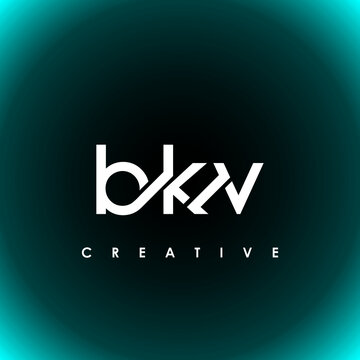 BKV Letter Initial Logo Design Template Vector Illustration