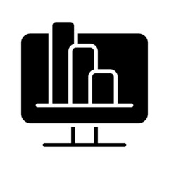 Data analysis icon vector set. profit graph illustration sign collection. data science symbol or logo.