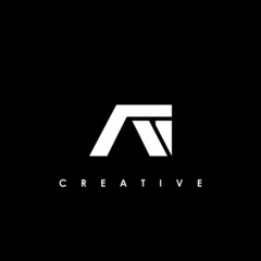 AI Letter Initial Logo Design Template Vector Illustration