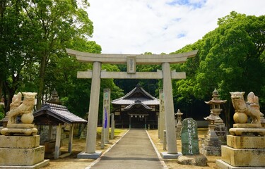 Funakoshi-Wakehime Shrine in Gogoshima island, Ehime, Japan - 愛媛県 興居島 船越和気比売神社 