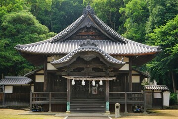 Funakoshi-Wakehime Shrine in Gogoshima island, Ehime, Japan - 愛媛県 興居島 船越和気比売神社