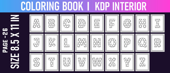 Alphabet Coloring Book for Kids KDP