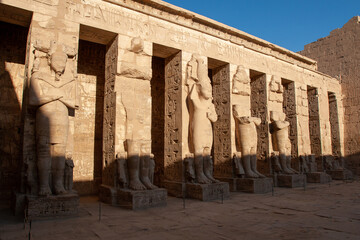 Medinet Habu temple in Luxor