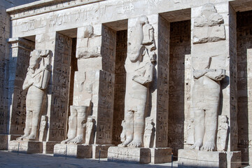 Medinet Habu temple in Luxor