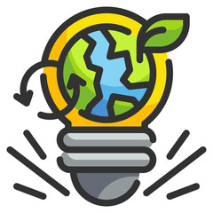 ecology line icon