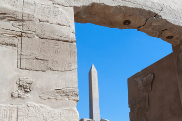 Karnak temple site Luxor Egypt