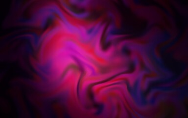 Dark Pink vector blurred pattern.