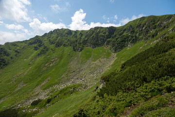 Steep slope of mount Pip Ivan Marmarosky