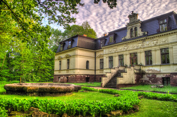 Ruba school, located in Renge manor, Latvia.