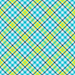 Plaid seamless pattern. Vector background of textile ornament. Flat fabric design.